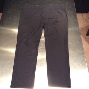 Lululemon Mens 40 x 33 ABC Pant Classic Black Stretch Comfort Chino VGC bluemoll